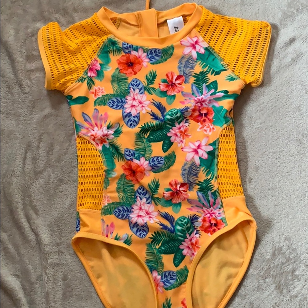 One piece bathing suit- floral-❤️$10
